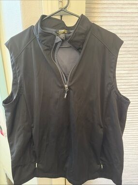 Core 365 1/4 Zip Black Men's Vest